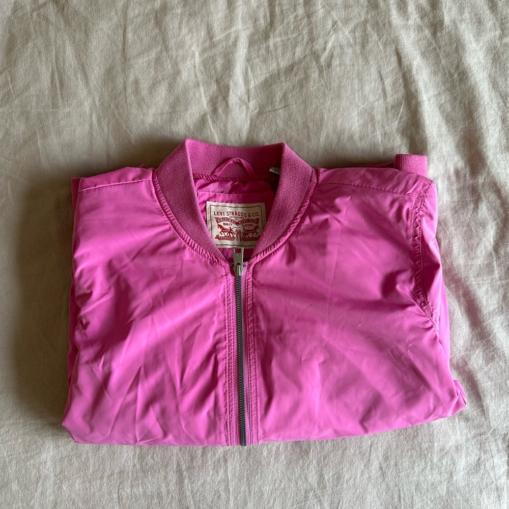 Levi's Women's Newport Flight Bomber Jacket - Hot Pink
